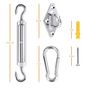Voir la diapositive 2 : LINXOR Kit de fixation en acier inoxydable pour voile d'ombrage