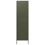 Voir la diapositive 4 : VIDAXL Garde-robe Vert olive 90x50x180 cm Acier