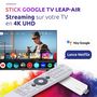 Voir la diapositive 2 : Strong Passerelle multimédia LEAP-AIR Stick Google TV 4K Chromecast