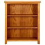 Voir la diapositive 2 : VIDAXL Bibliotheque a 3 etageres 70 x 22,5 x 82cm Bois de chene massif