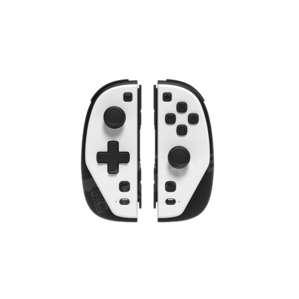 Manette iicon-S avec Dragonne Noir et Blanc Nintendo Switch