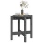 Voir la diapositive 4 : VIDAXL Table basse Gris Ø 42,5x45 cm Bois massif de pin