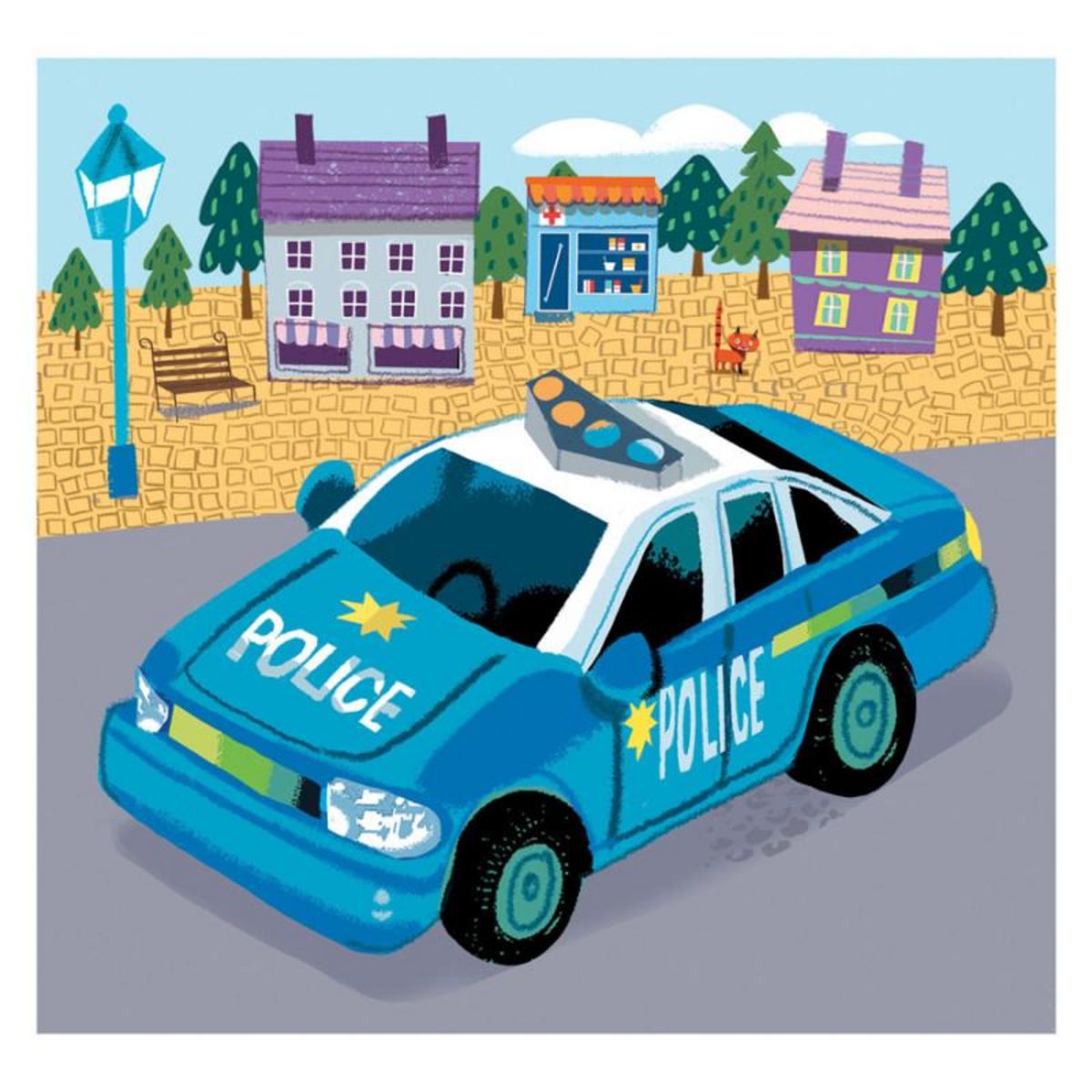 CLEMENTONI Clementoni Jigsaw Puzzle Super Color Square Emergency Services, 3x48 25318