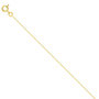 Voir la diapositive 3 : L'ATELIER D'AZUR Collier Chaine Or 18 Carats 750/000 Jaune Forçat Diamantée - Femme ou Enfant