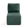 Voir la diapositive 1 : LISA DESIGN Santorini - module d'assise - en tissu texturé