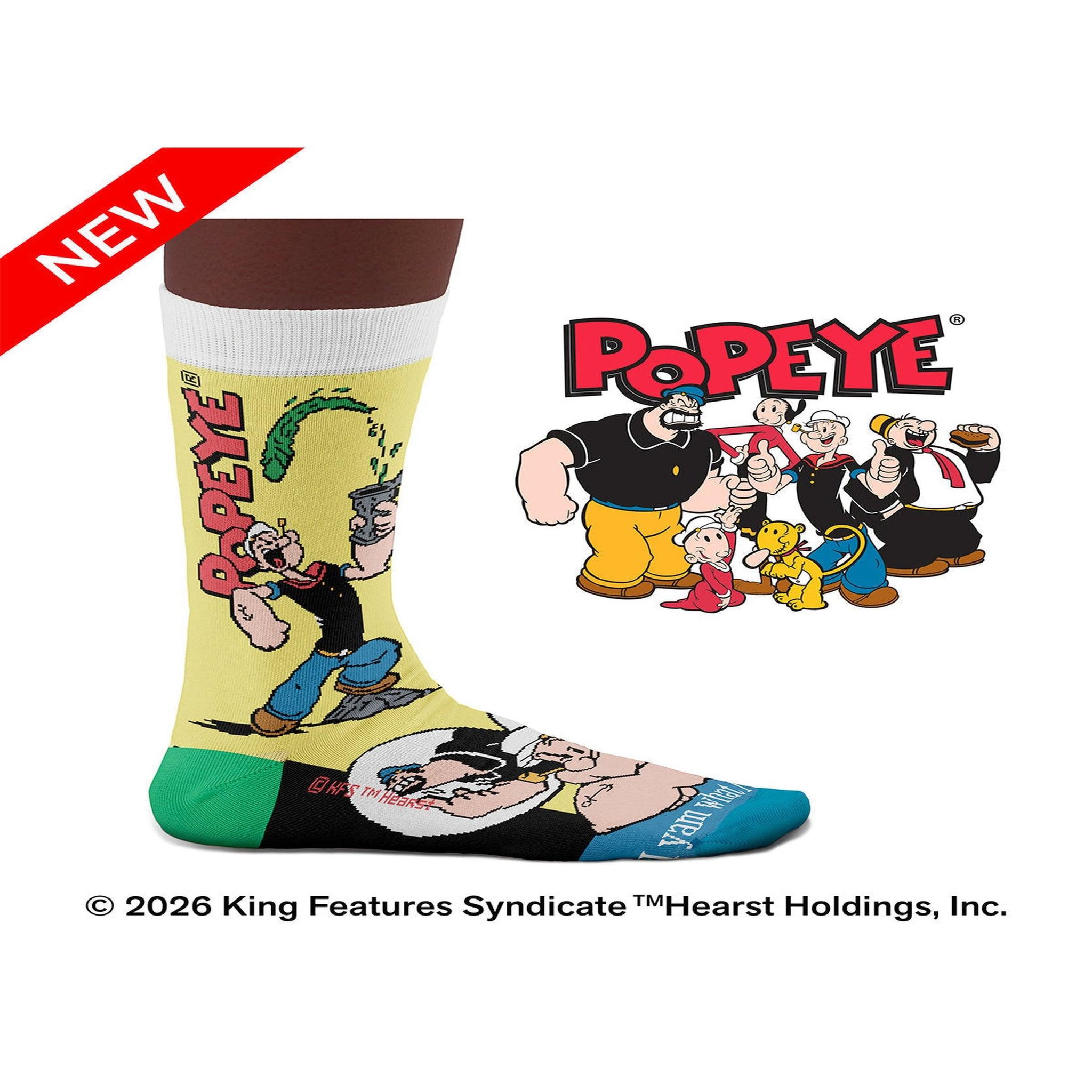 Voir la diapositive 2 : SOCK AFFAIRS Chaussettes popeye i yam what i yam