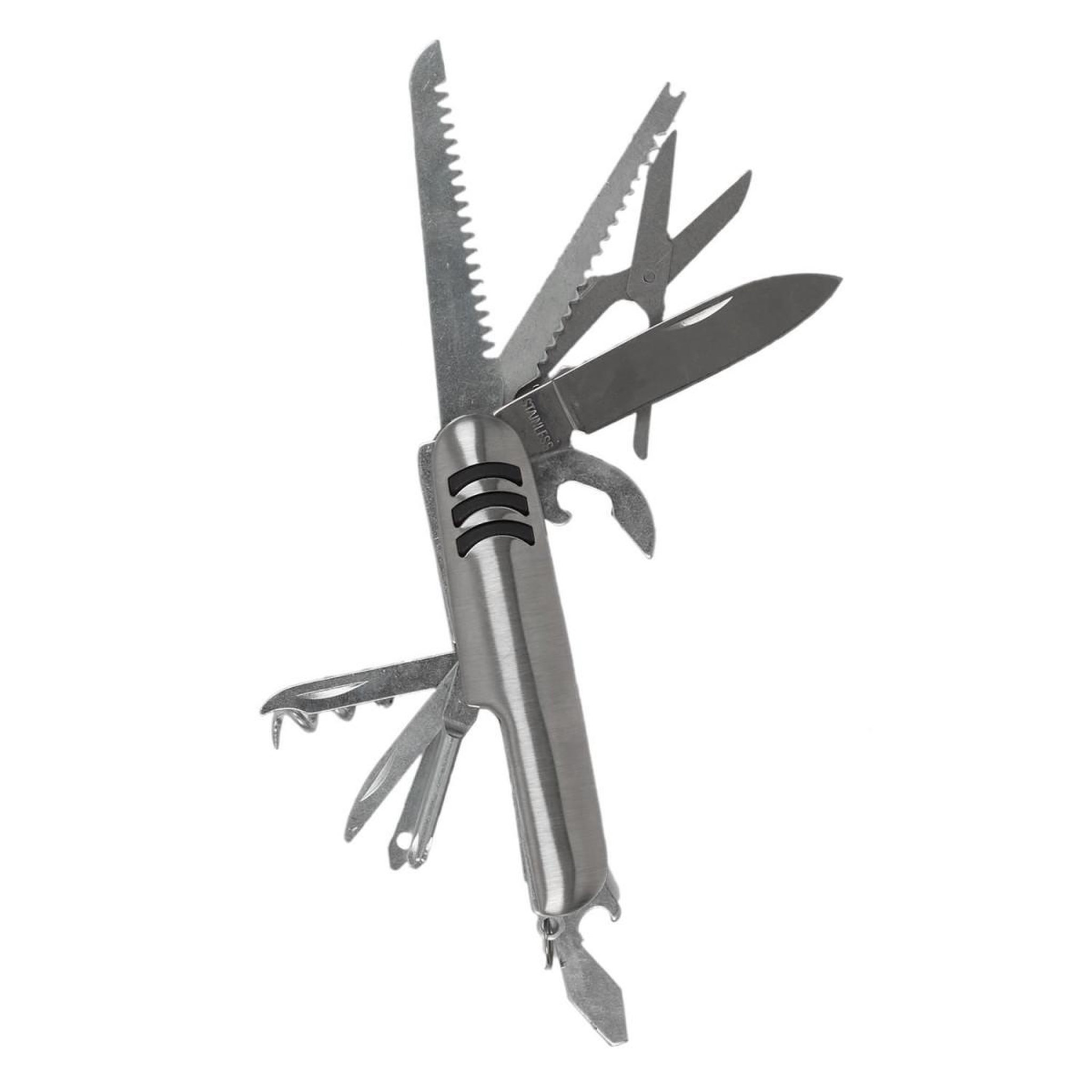Voir la diapositive 1 : Je cherche une idee Couteau Multifonction  11 en 1  9cm Argent