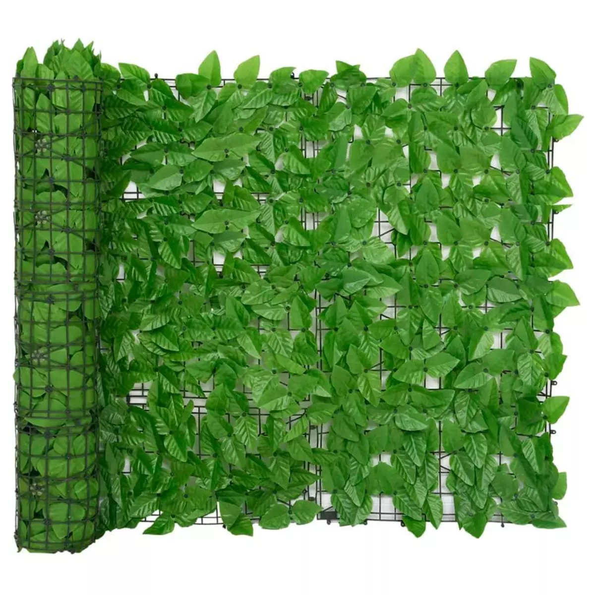 VIDAXL Ecran de balcon avec feuilles vert 600x100 cm