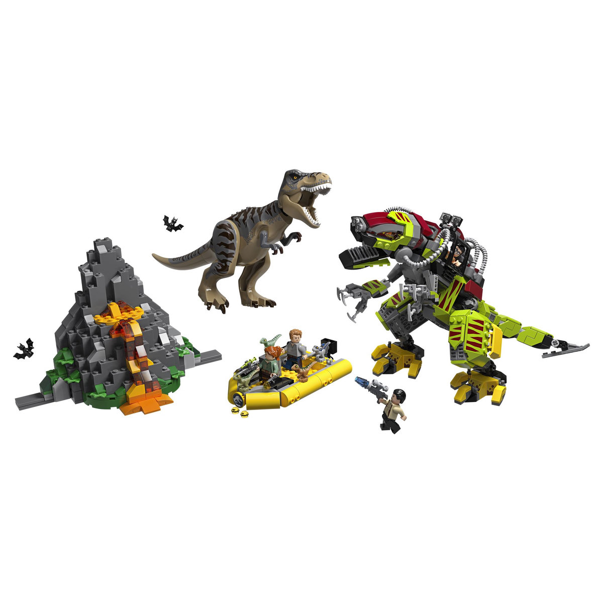 LEGO Jurassic World 75938 - La bataille du T. rex contre le Dino-Mech