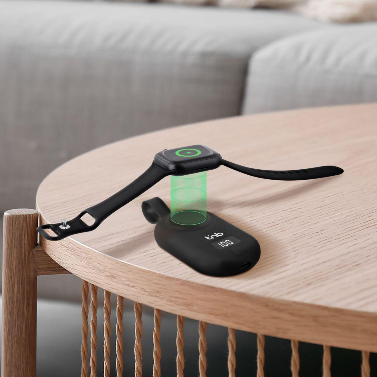 TNB Batterie externe 2500 mAh pour Apple Watch Noir