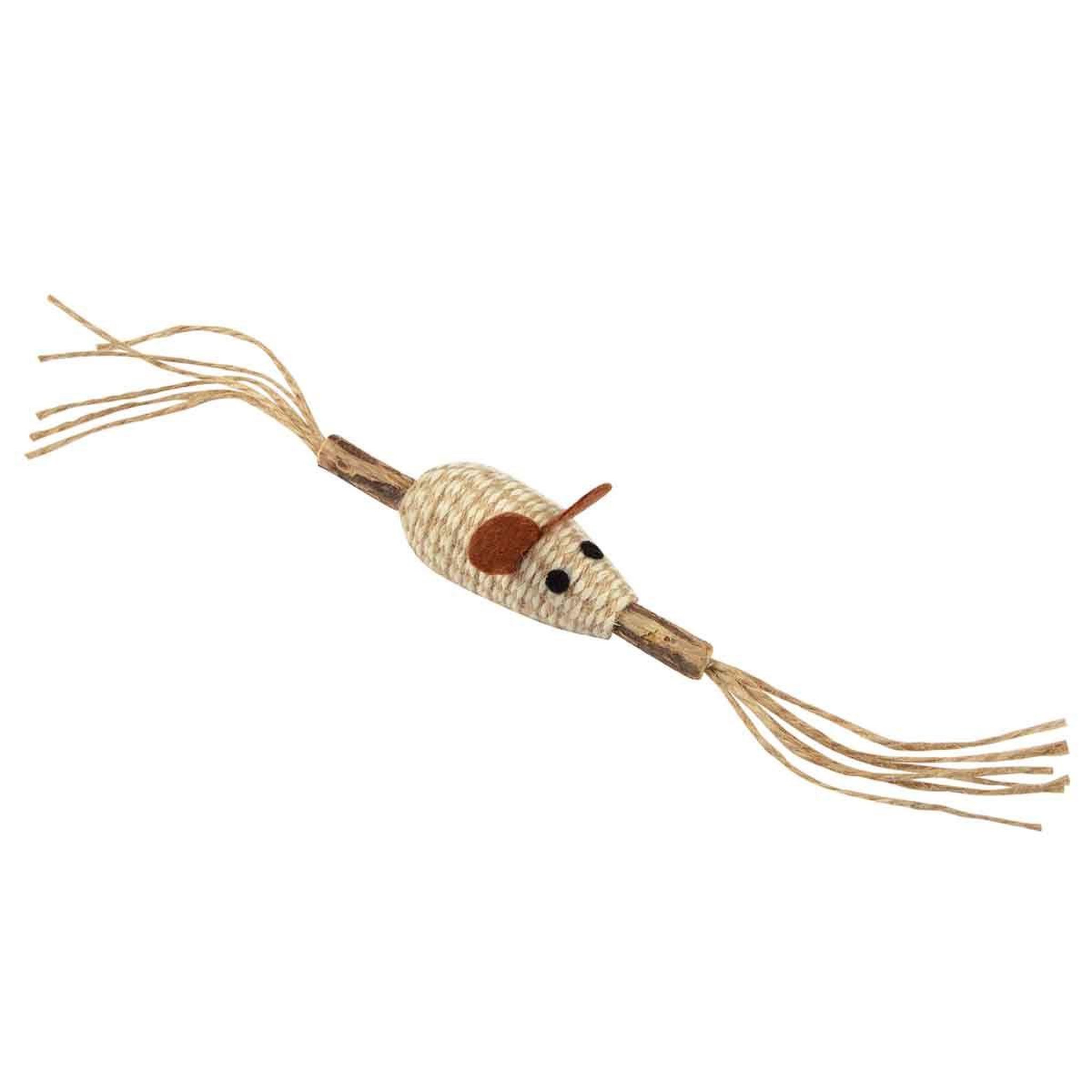 LOVE STORY Jouet souris pour chat  matatabi  12cm naturel