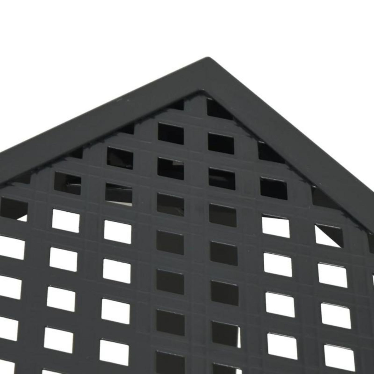 VIDAXL Table de jardin anthracite 100x100x72 cm acier