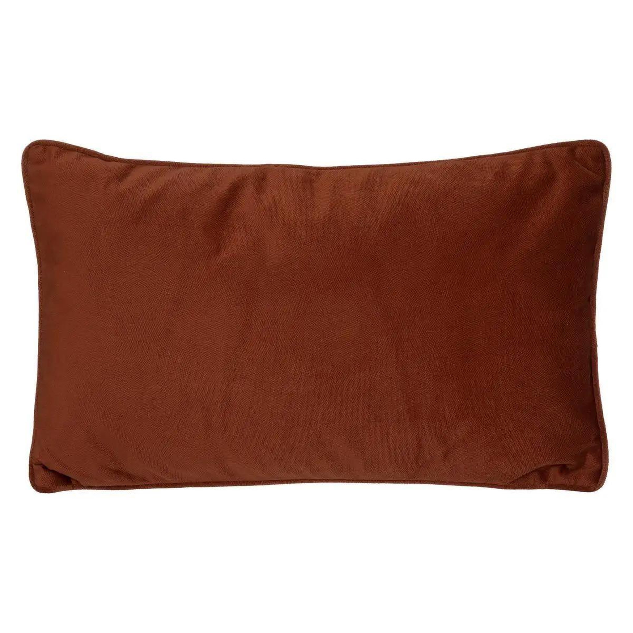 ATMOSPHERA Coussin déhoussable  lilou  50x30cm terracotta