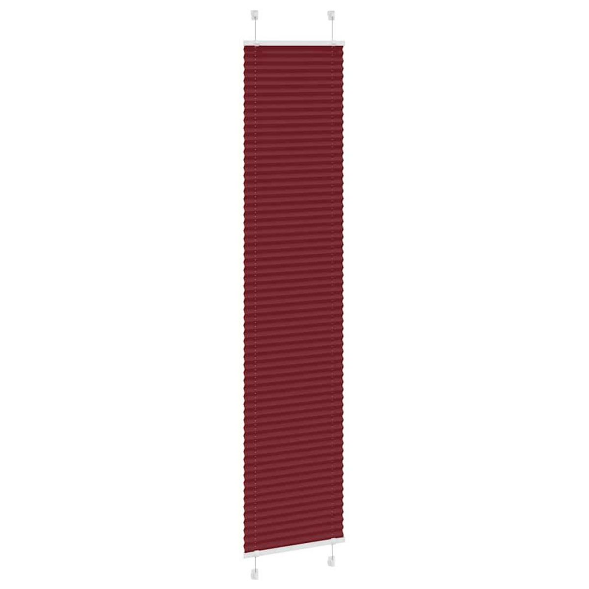 VIDAXL Store plisse rouge bordeaux 45x200 cm largeur du tissu 44,4 cm
