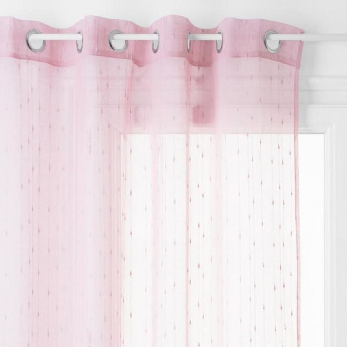 ATMOSPHERA Rideau Voilage  Anissa  140x240cm Rose