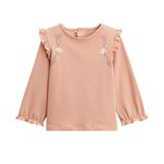 Petit Béguin T-shirt enfant manches longues Matcha. Coloris disponibles : Rose