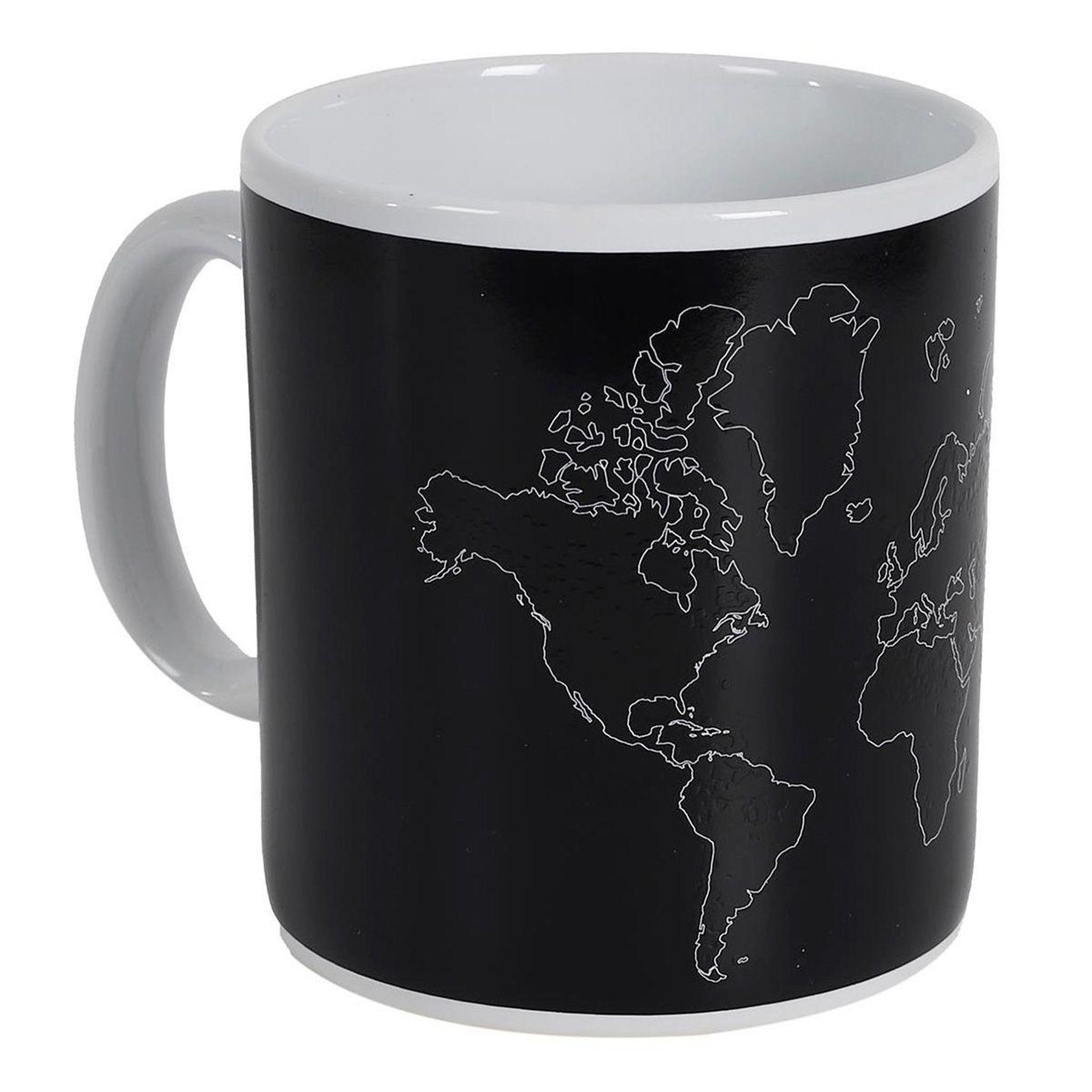 The Home Deco Factory Mug thermoréactif xxl  carte  70cl noir