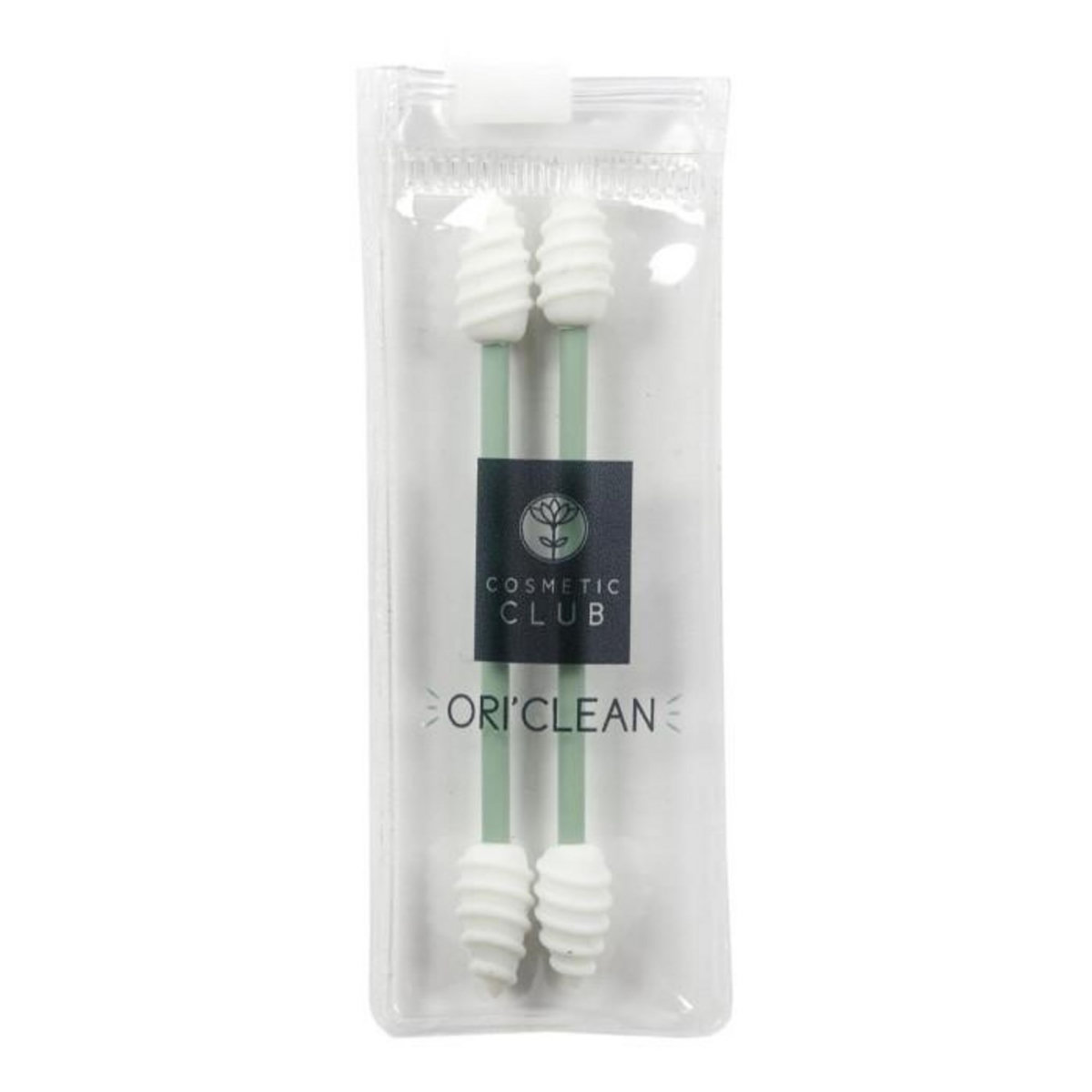Paris Prix Lot de 2 Bâtonnets Silicone  Oreilles  9cm Blanc
