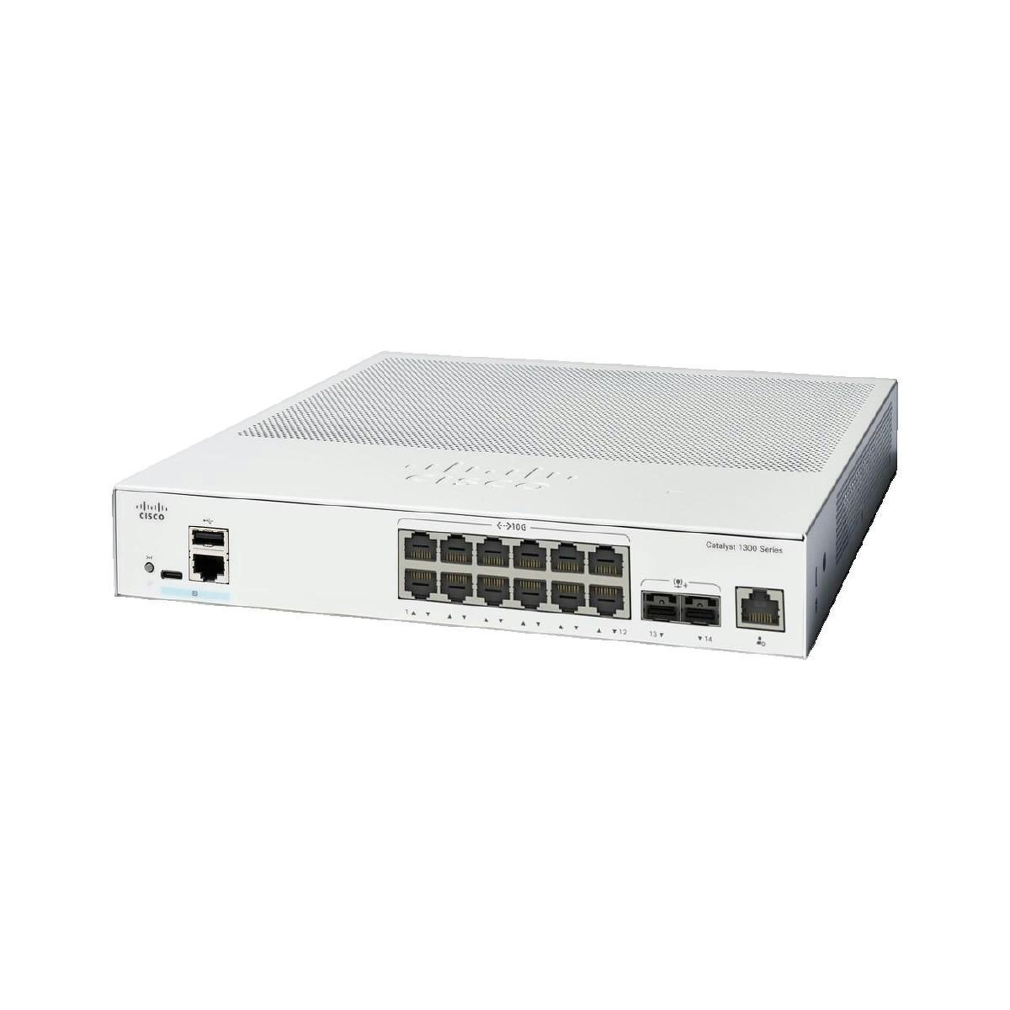Voir la diapositive 3 : Cisco Switch réseau Cisco Catalyst 1300-12XT-2X