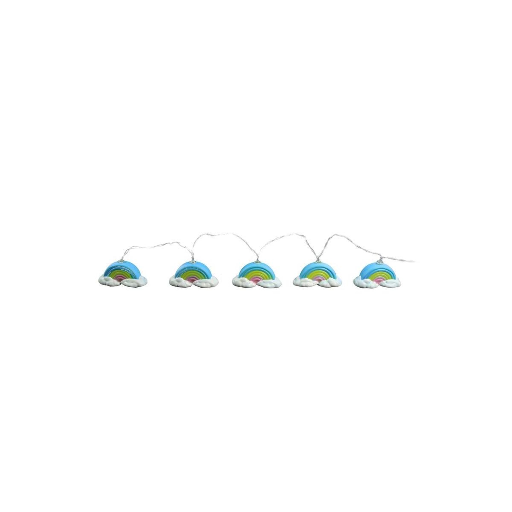 HOME DECO KIDS Guirlande lumineuse  arc en ciel  165cm multicolore
