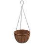 Voir la diapositive 4 : VIDAXL Jardinieres suspendues 4 pcs avec doublure coco Noir Ø 30x52 cm