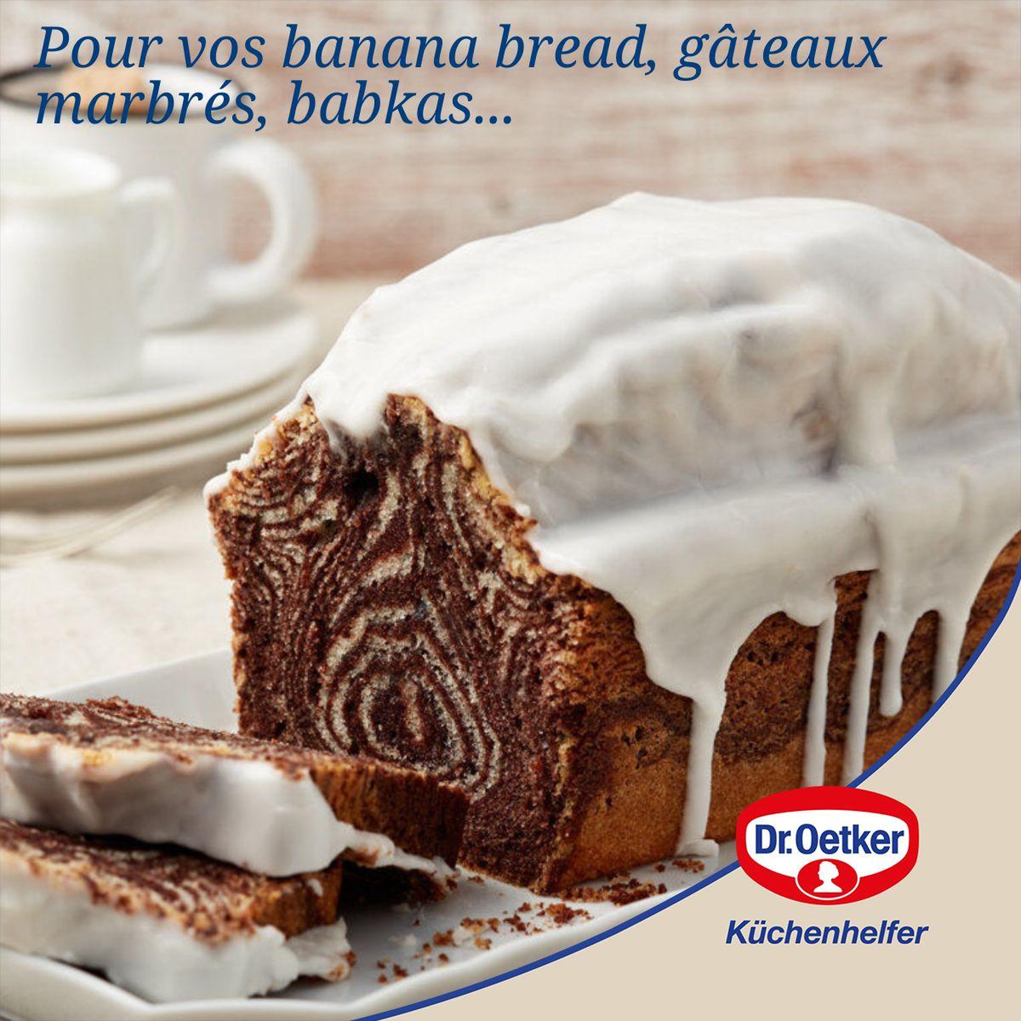 Voir la diapositive 5 : DR.OETKER Moule à cake 30 x 11,5 cm dr. Oetker back-freude