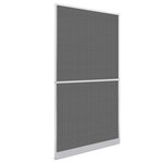 VIDAXL Moustiquaire blanche a charniere pour portes 120 x 240 cm