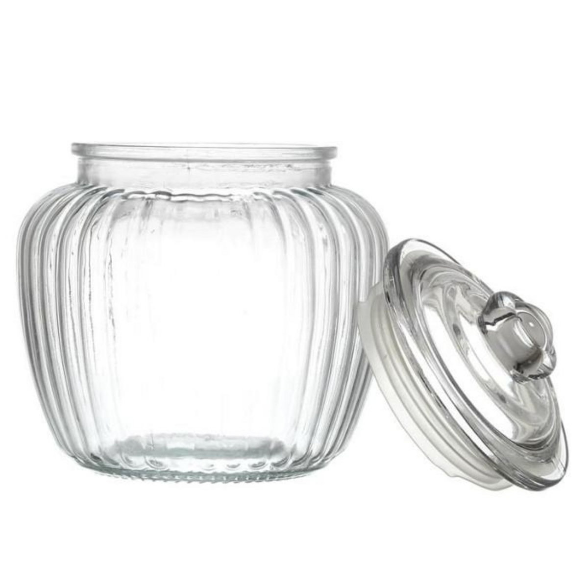 Paris Prix Bocal à Biscuits Rond  Verre  60cl Transparent