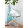 Voir la diapositive 2 : Paris Prix Statue Déco  Poisson sur Pied  51cm Argent
