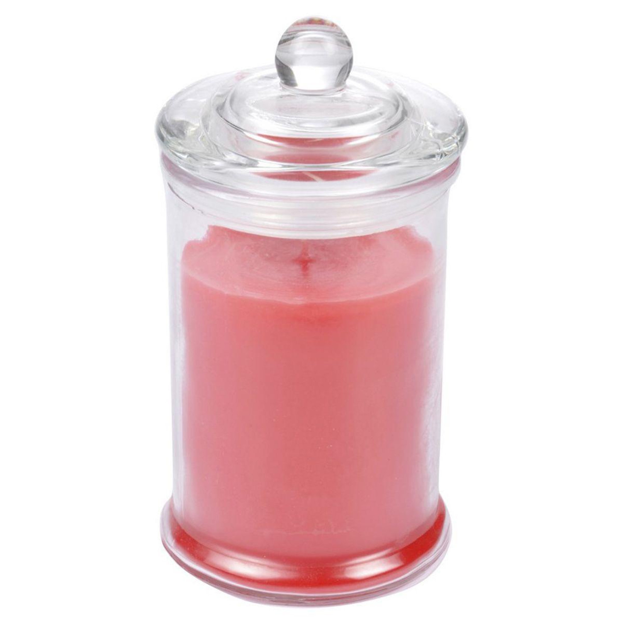 HOMEA Bougie parfumée bocal  essentiel  15cm fraise