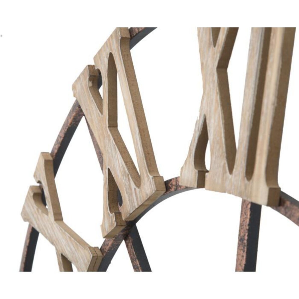 Paris Prix Horloge Murale en Métal  Plus  71cm Marron