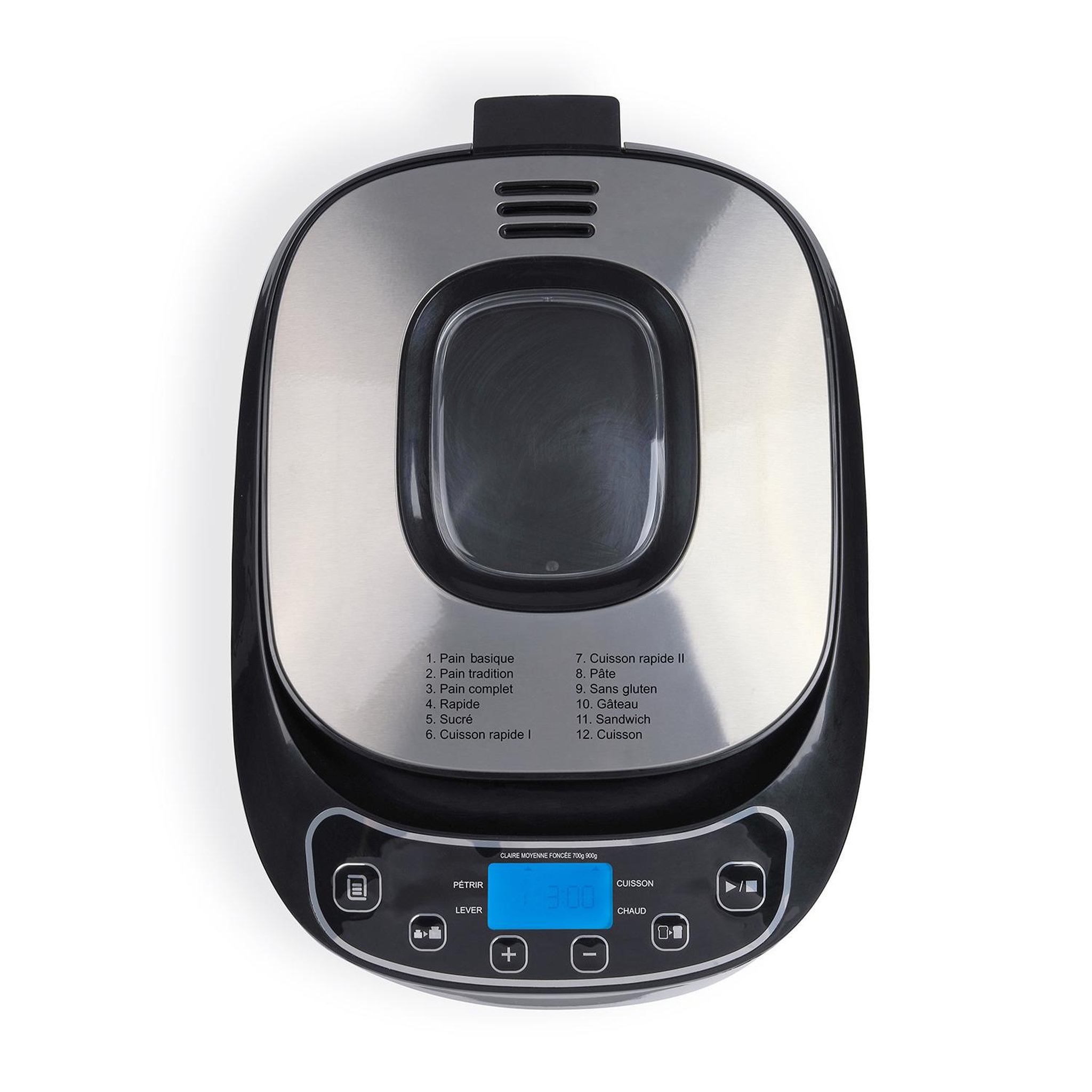 Voir la diapositive 2 : LIVOO Machine à pain 0.9kg 550w blanc - DOP218