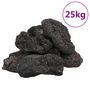 Voir la diapositive 2 : VIDAXL Roches volcaniques 25 kg noir 10 30 cm