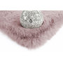 Voir la diapositive 3 : Paris Prix Tapis Tufté à la Main à Poils Longs  Rabbit  Rose