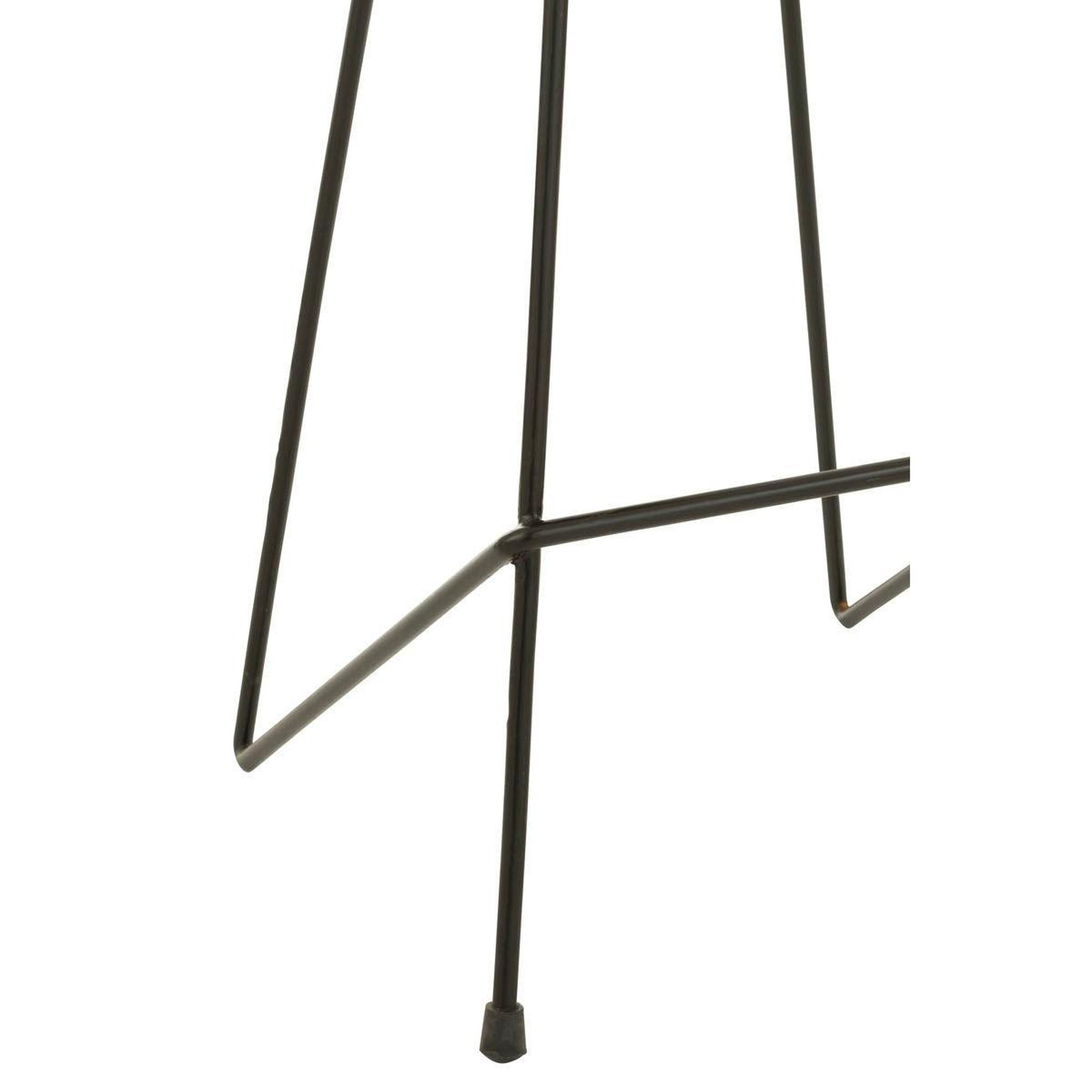 Voir la diapositive 6 : J-LINE Tabouret de bar en bois  winfred  70cm noir