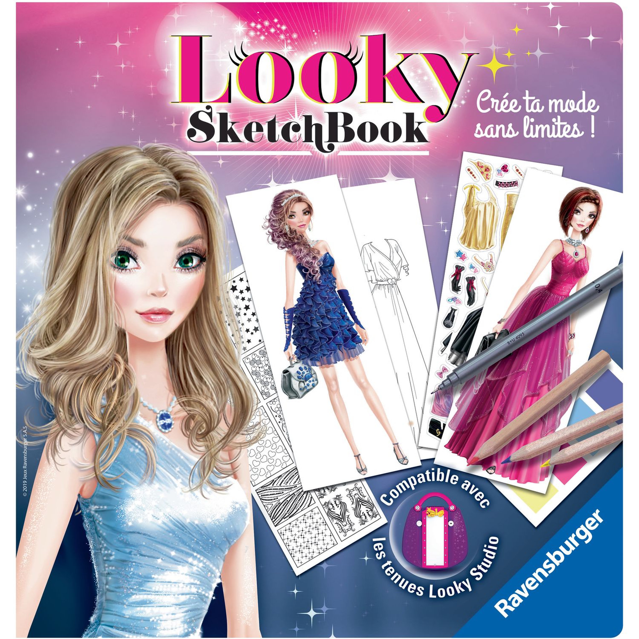 Voir la diapositive 1 : RAVENSBURGER Looky Sketch Book - Coll
