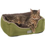Voir la diapositive 4 : KERBL KERBL - Panier / Coussin - Samuel - Gris/Gris foncé - 60 x 50 x 17cm