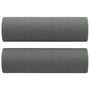 Voir la diapositive 5 : VIDAXL Canape 2 places avec oreillers gris fonce 120 cm tissu