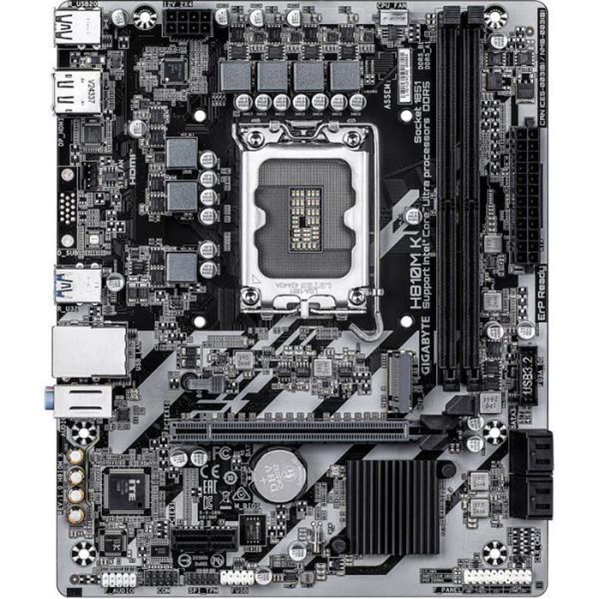 Voir la diapositive 2 : Gigabyte Carte mere - GIGABYTE - H810M K - Format Micro-ATX - Chipset Intel H810 - DDR4