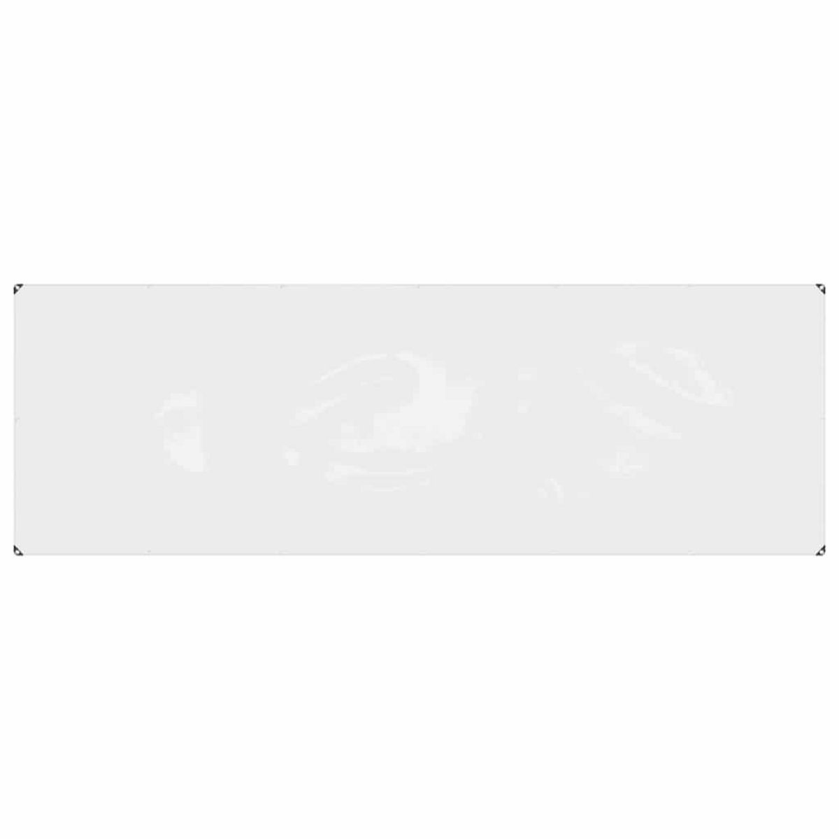 VIDAXL Bache transparente avec œillets 1x3 m PVC