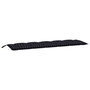 Voir la diapositive 4 : VIDAXL Coussins de banc de jardin lot de 2 motif a carreaux noir