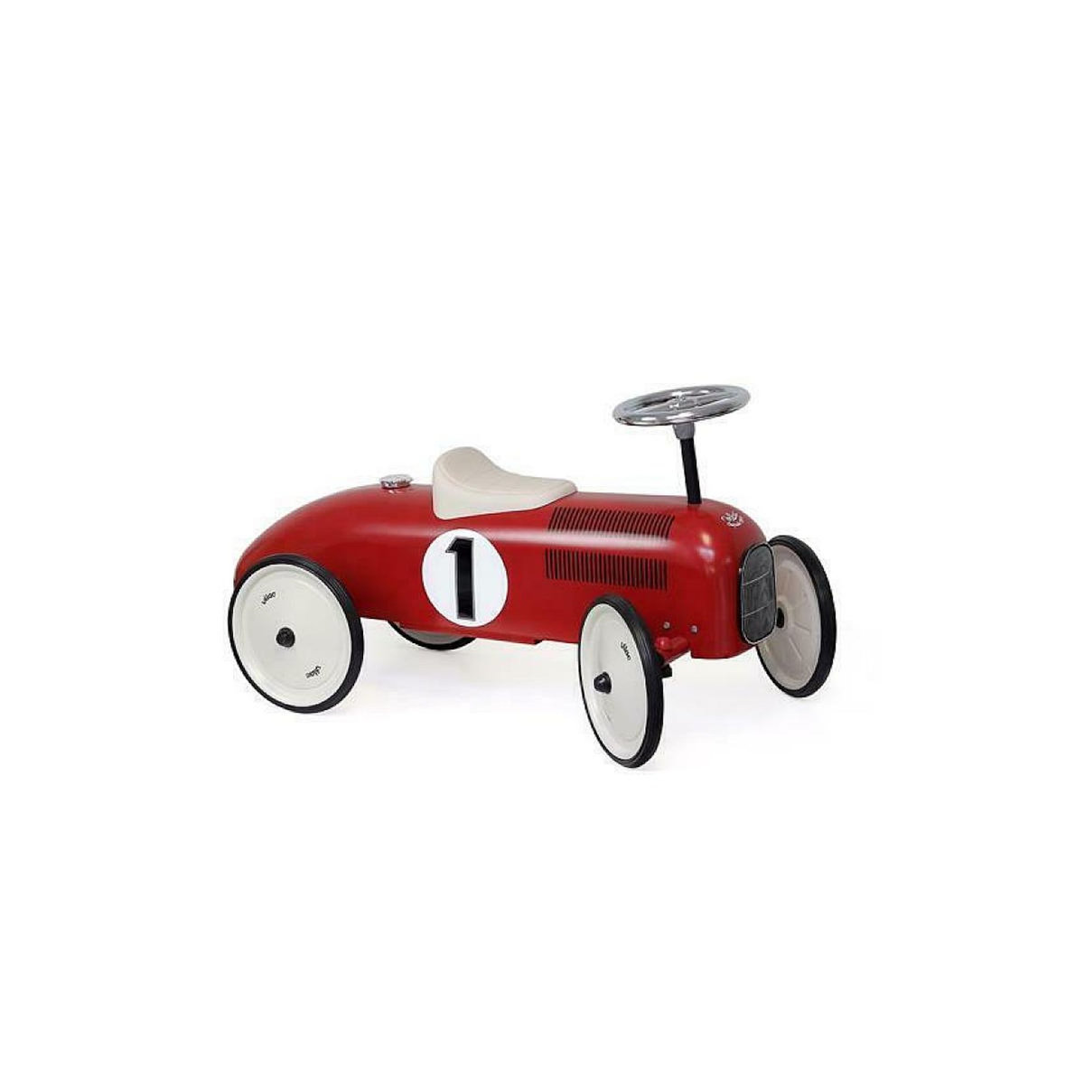 Vilac Porteur voiture vintage rouge -