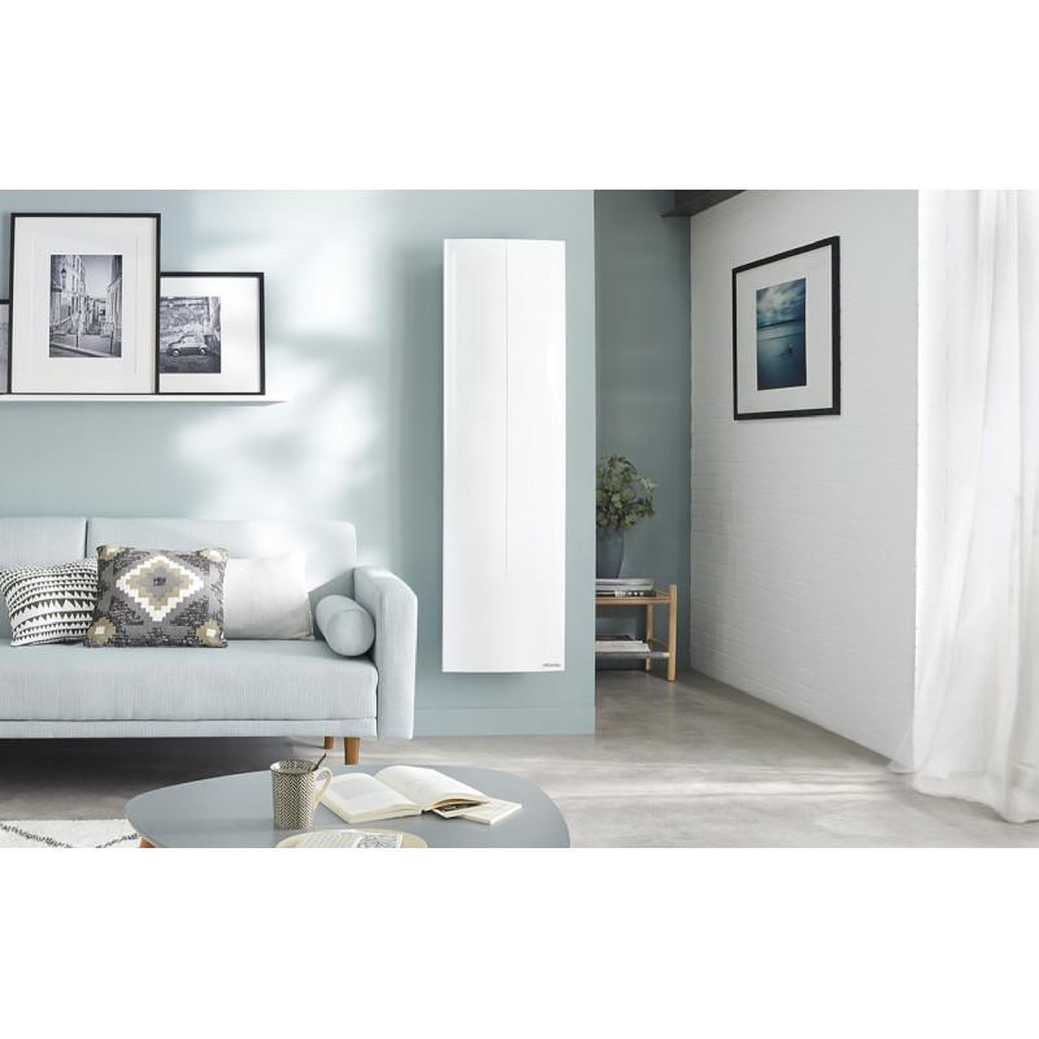 Voir la diapositive 3 : Atlantic Radiateur électrique 2000W SOKIO vertical blanc ATLANTIC 503118
