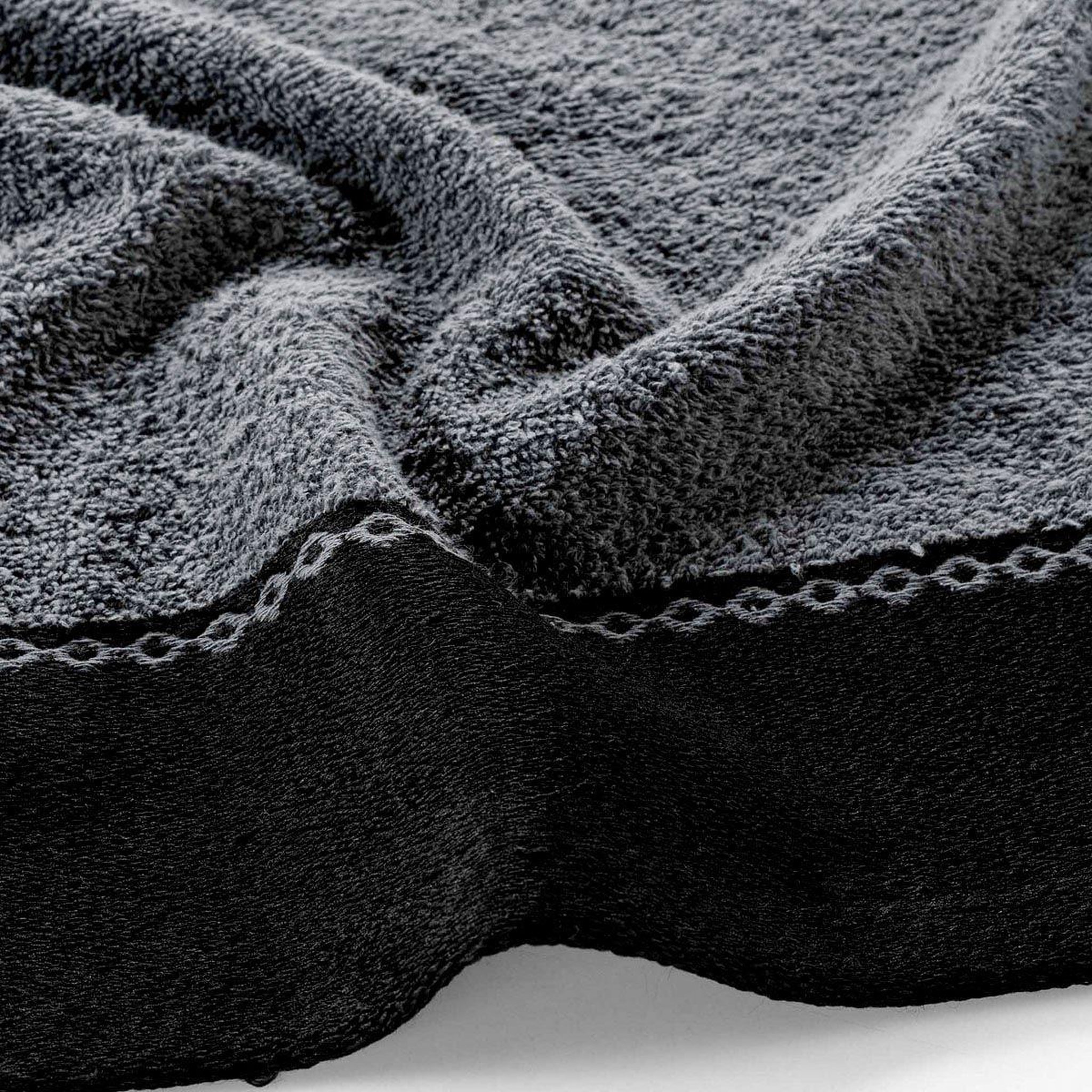 Voir la diapositive 2 : Douceur d'Intérieur Drap de bain  majesty  90x150cm anthracite