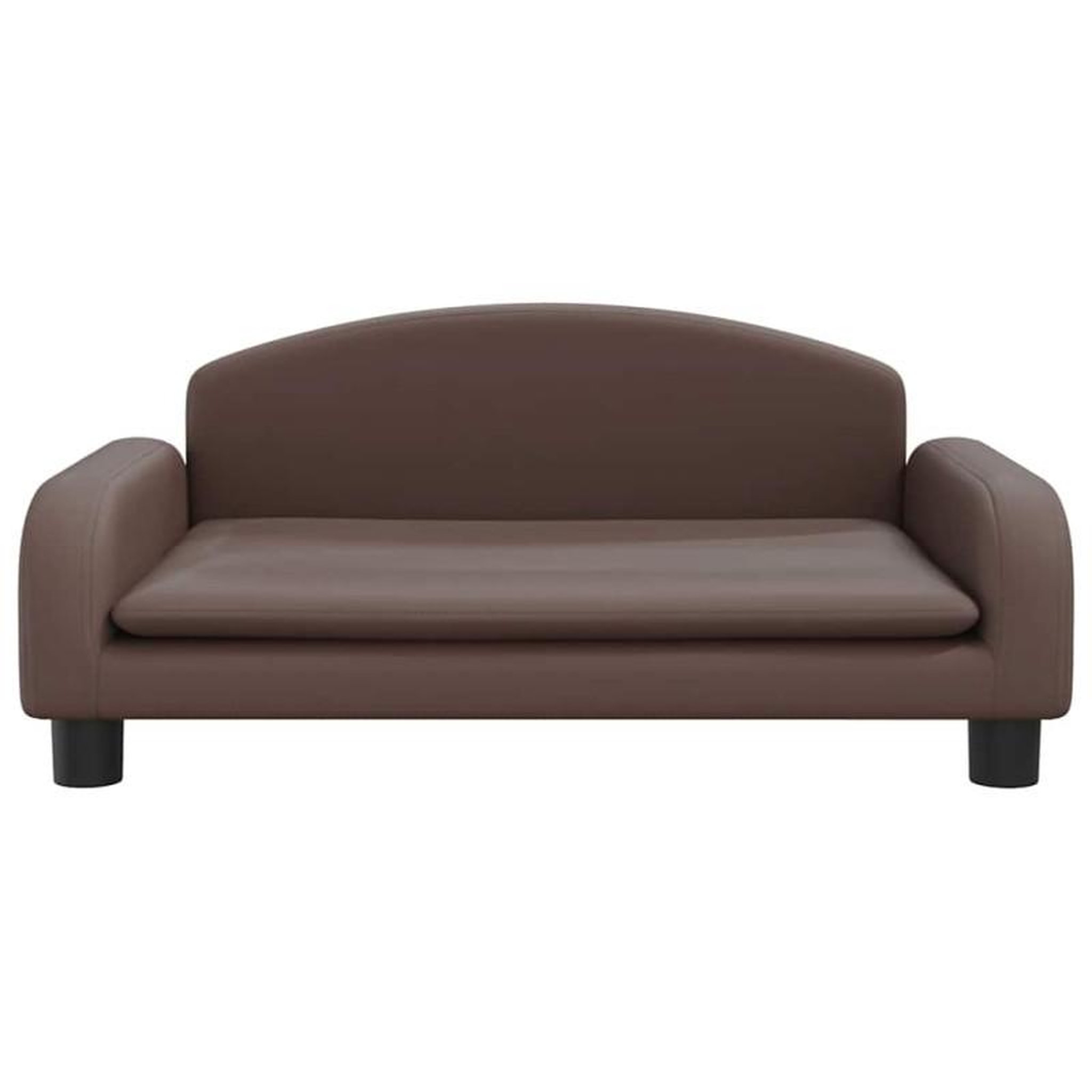 Voir la diapositive 3 : VIDAXL Lit pour chien marron 70x45x30 cm similicuir