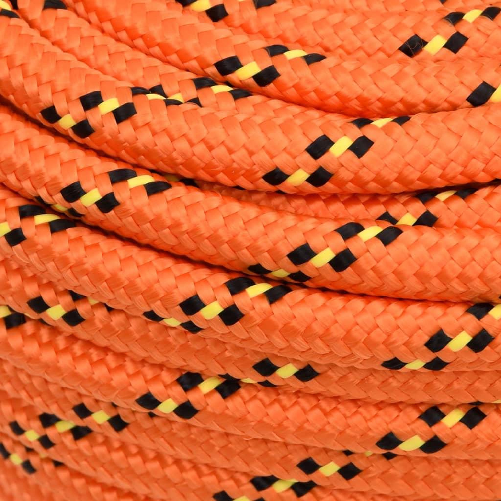 Voir la diapositive 4 : VIDAXL Corde de bateau Orange 16 mm 250 m Polypropylene
