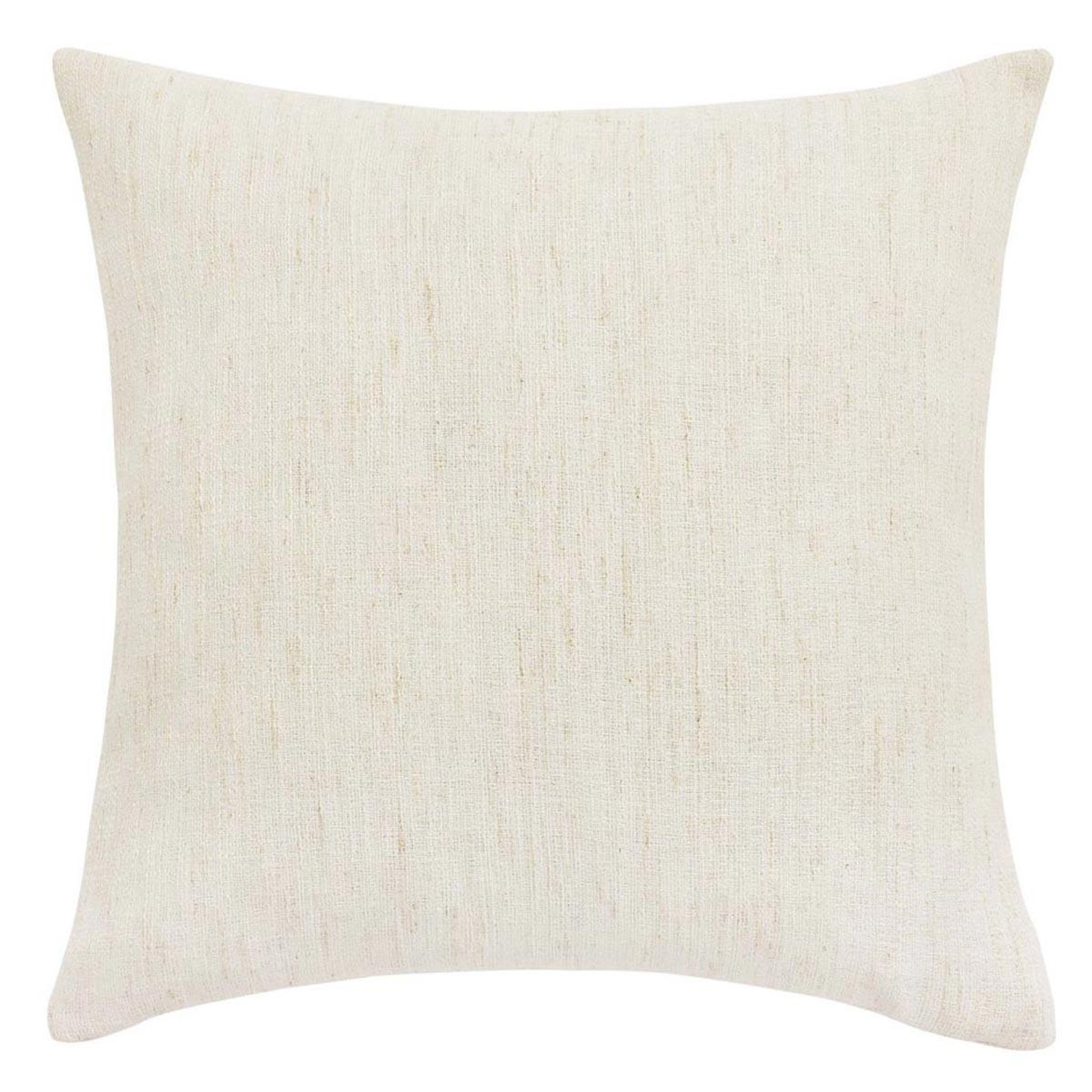 Douceur d'Intérieur Coussin effet lin tissé  nando  45x45cm naturel
