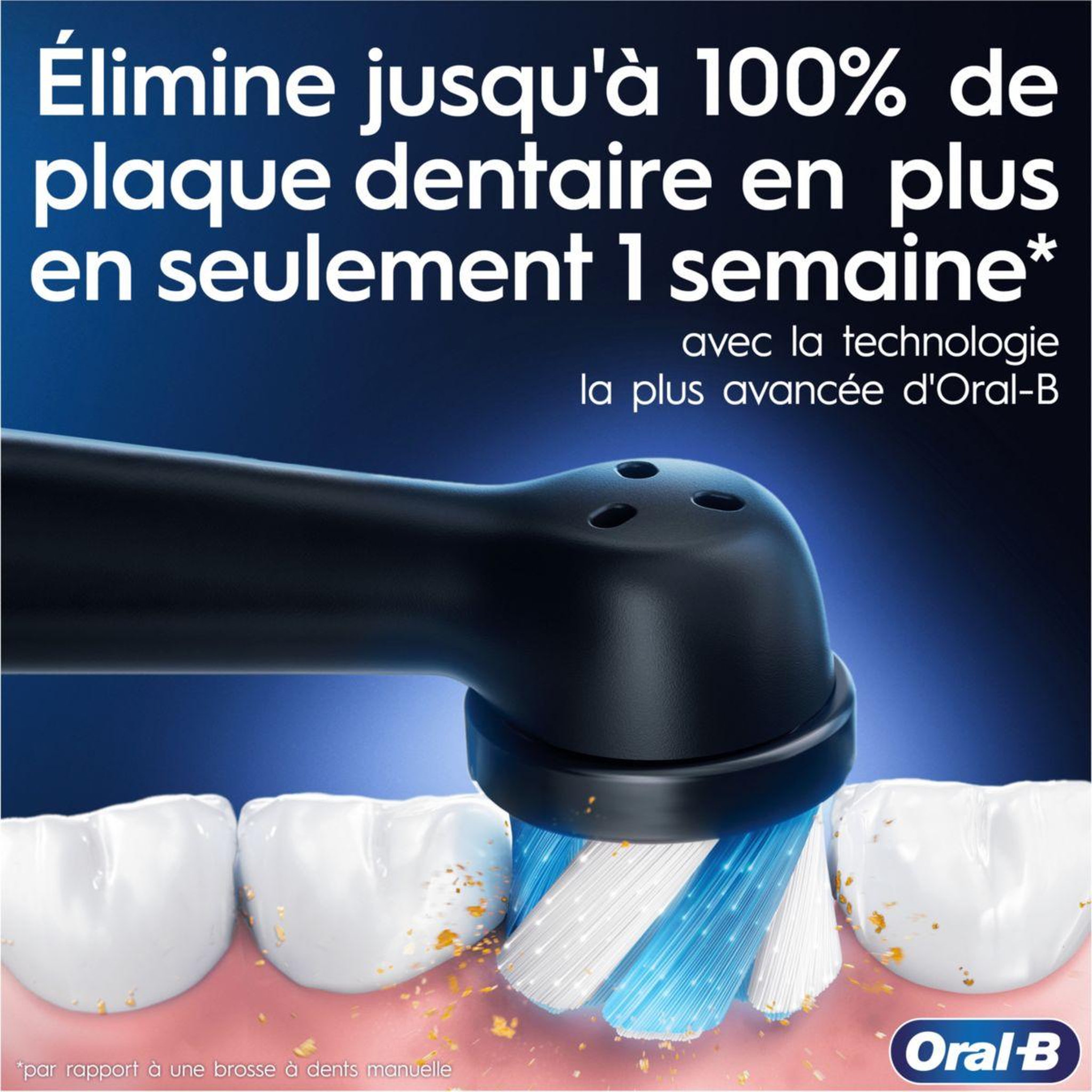 Voir la diapositive 2 : ORAL B Brosse à dents électrique iO 3 Bleue Edition cadeau