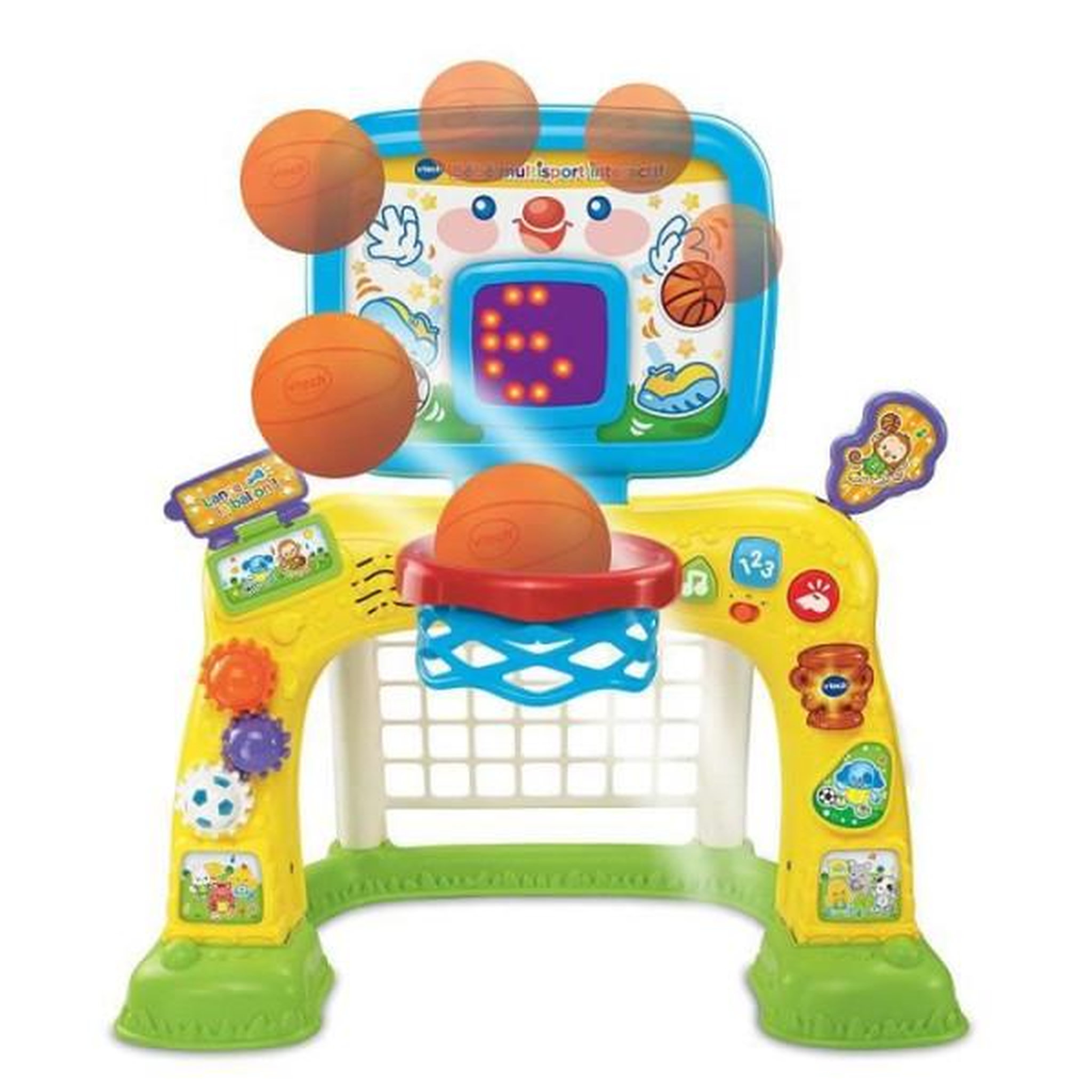Voir la diapositive 2 : VTECH Jeu interactif Bébé Multisport Intéractif - VTECH - Basket/Foot - 12 a 36 mois