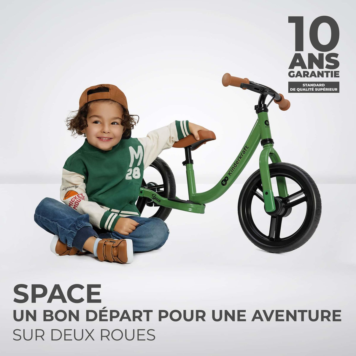 KINDERKRAFT Draisienne enfant avec frein a tambour modele espace